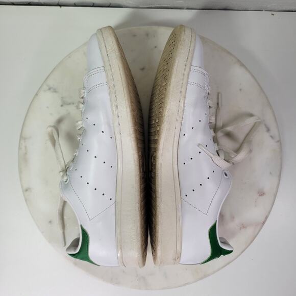 Adidas Stan Smith Leather Sneakers Mens 8.5 White Green Lace Up Casual Tennis main image 9
